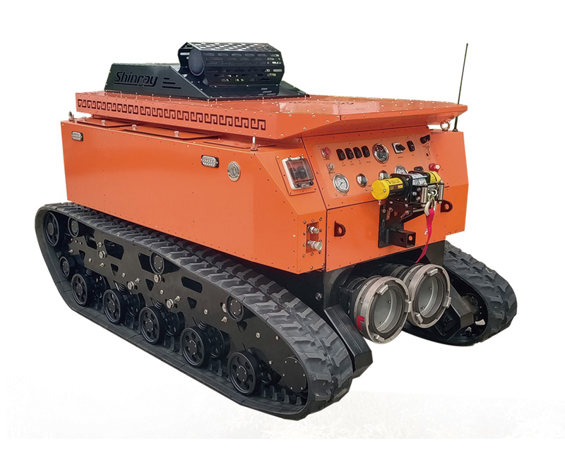 履带式消防应急供排水机器人